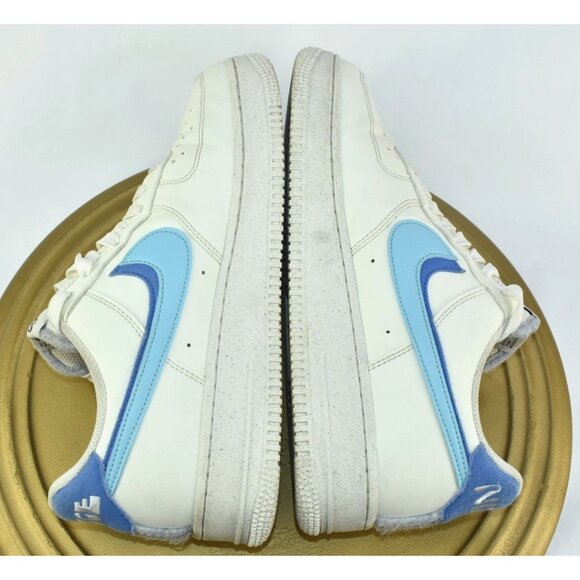 Nike Air Force 1 '07 LV8 82 Men's Shoes Size 8 Blue Chill/White Sneakers - Picture 7 of 11